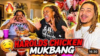 HAROLDS CHICKEN MUKBANG FT @Getlitwitmoe & @VonCrazyFamily
