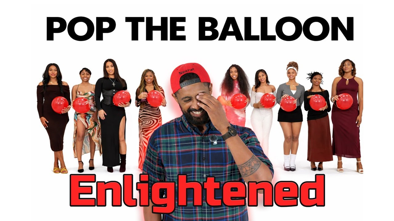 Ethiopian on pop the balloon