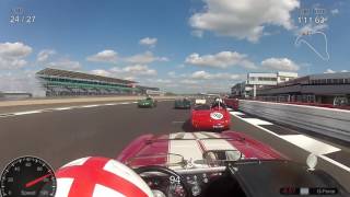 VSCC Spring Start 2017 - 5 abreast on pit straight!