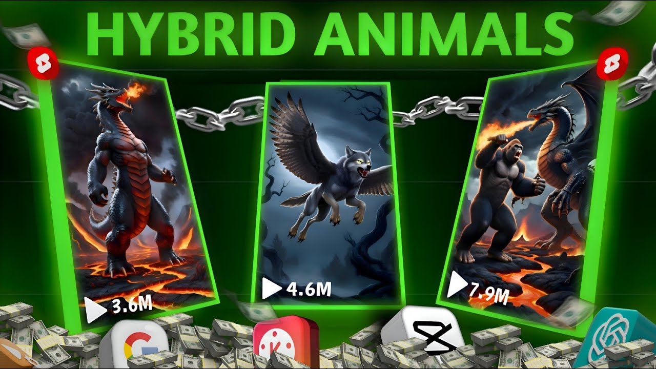 Ai Hybrid Animal Video Kaise Banaye | Hybrid Animal Reels Video Editing