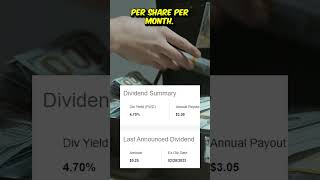 HOW MANY SHARES OF REALTY INCOME TO EARN $1 A MONTH! #SHORTS