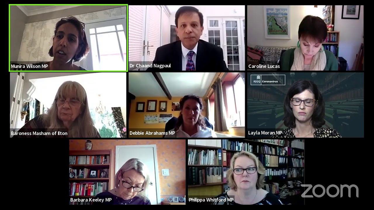 LIVE NOW: Oral Evidence Session - All-Party Group on Coronavirus