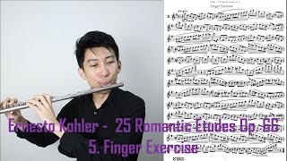 E. Kohler - 25 Romantic Etudes Op. 66 5. Finger Exercise