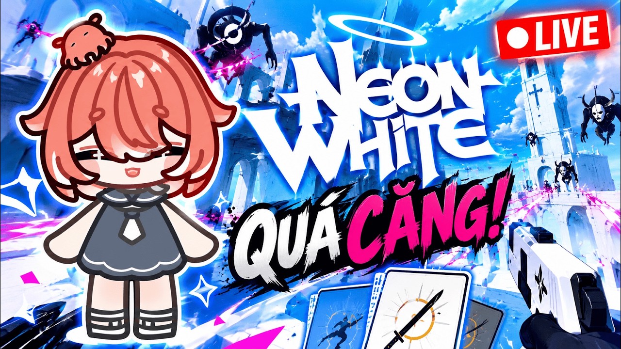 Vtuber học chơi Speedrun Neon White