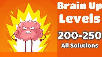 Brain Up Game All Levels 200 - 250 Gameplay Walkthrough | (IOS - Android) | By Azure Global |brainup