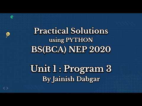 Python Practical 3: Create, Read & Modify Byte Array | BCA Sem 5 (NEP 2020) | By Jainish Dabgar