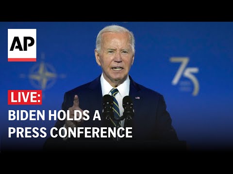 LIVE: Biden holds a press conference during NATO summit