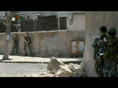 Şam sokak çatışmalarına teslim