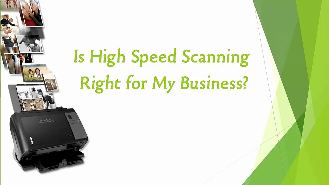 Info Series  Is High Speed Photo Scanning Right For my Business Part 1