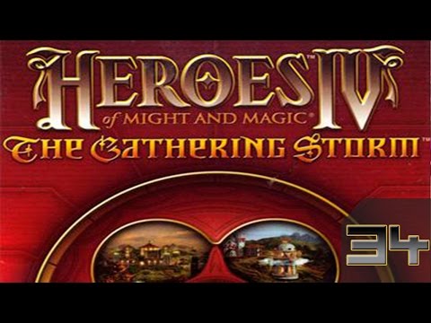 Видео: Heroes of Might and Magic 4 Прохождение(Невозможно) #34 Грядущая Буря-Аграйнел3(Финал)Догвогл1