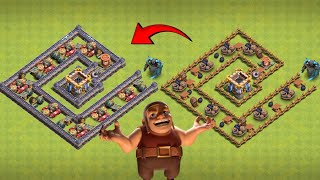 Ultimate Traps Formation Challenge VS Every Troop! Clash of Clans