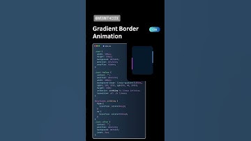 gradient border animation in css #animation #colors #border #gradient #webwithcode @webwithcode #cod