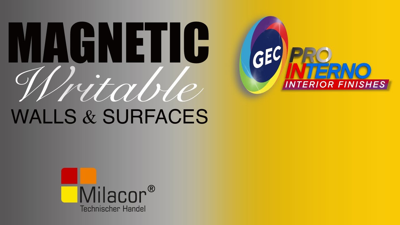 GEC Pro Interno - Milacor Magnetic & Writable Walls from Germany