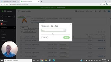How to Recategorize Multiple Transactions in Quickbooks Online