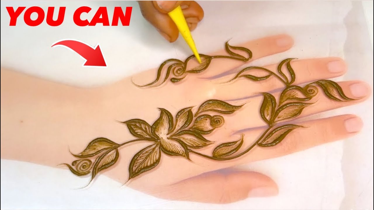 Latest dubai design mehndi | New dubai mehndi design front hand | Step by ​@Tabassumhennaartist1568 