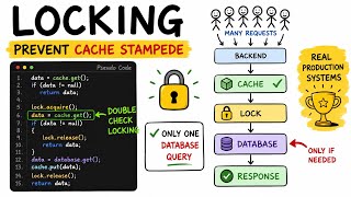 How Big Tech Prevents Cache Stampede | Locking & Double-Check Locking (System Design)