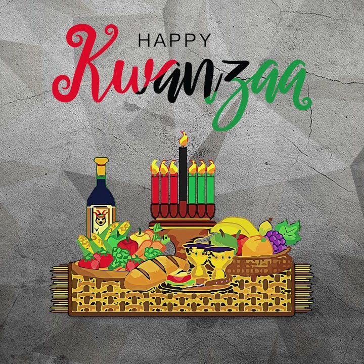 Kwanzaa instagram Post | Poster template Kwanzaa | Modern Kwanzaa Principles List Poster Template
