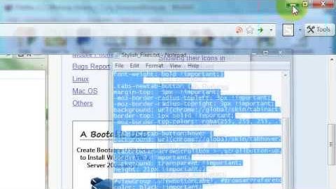 Apply Firefox 3.7 Theme for Firefox 3.5