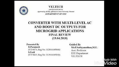 Converter with multilevel AC and boost DC outputs for microgrid applications