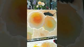Tutorial melukis bunga menggunakan cat minyak || Tutorial on painting flowers using oil paint