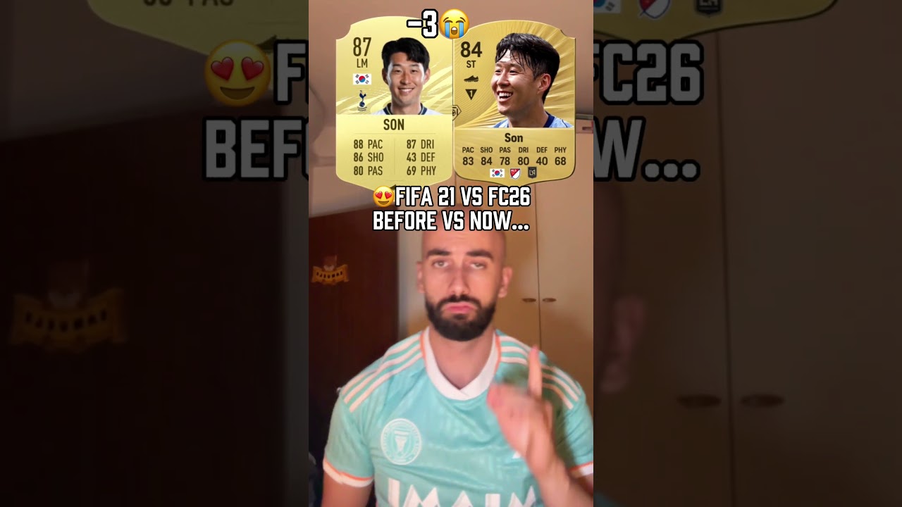 Ibrahimovic and Valhovic in cards before vs now fifa 21 vs eafc26 😍