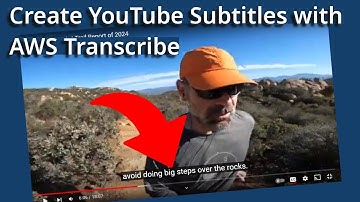 Add Subtitles to your YouTube Video with AWS Transcribe