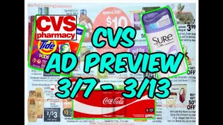CVS AD PREVIEW (3/7 - 3/13) | FACIAL CARE, DEODORANT, LAUNDRY & MORE!
