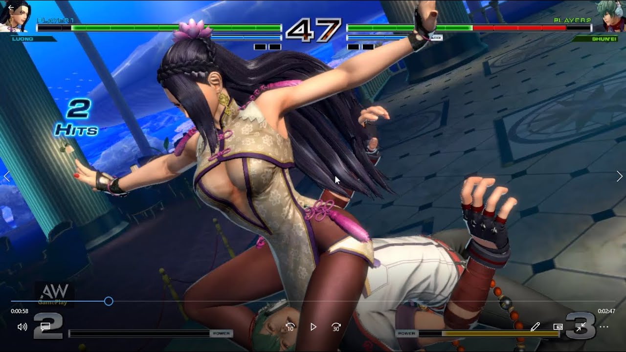 Luong, Luong kof, luong all super, Luong combos, Luong special moves,...