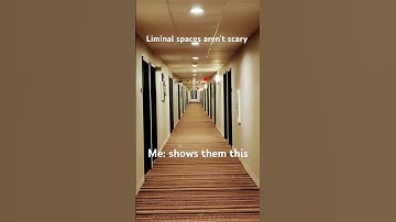 Liminal spaces aren’t scary right?! #liminalspace #fyp #viralvideo #scary￼