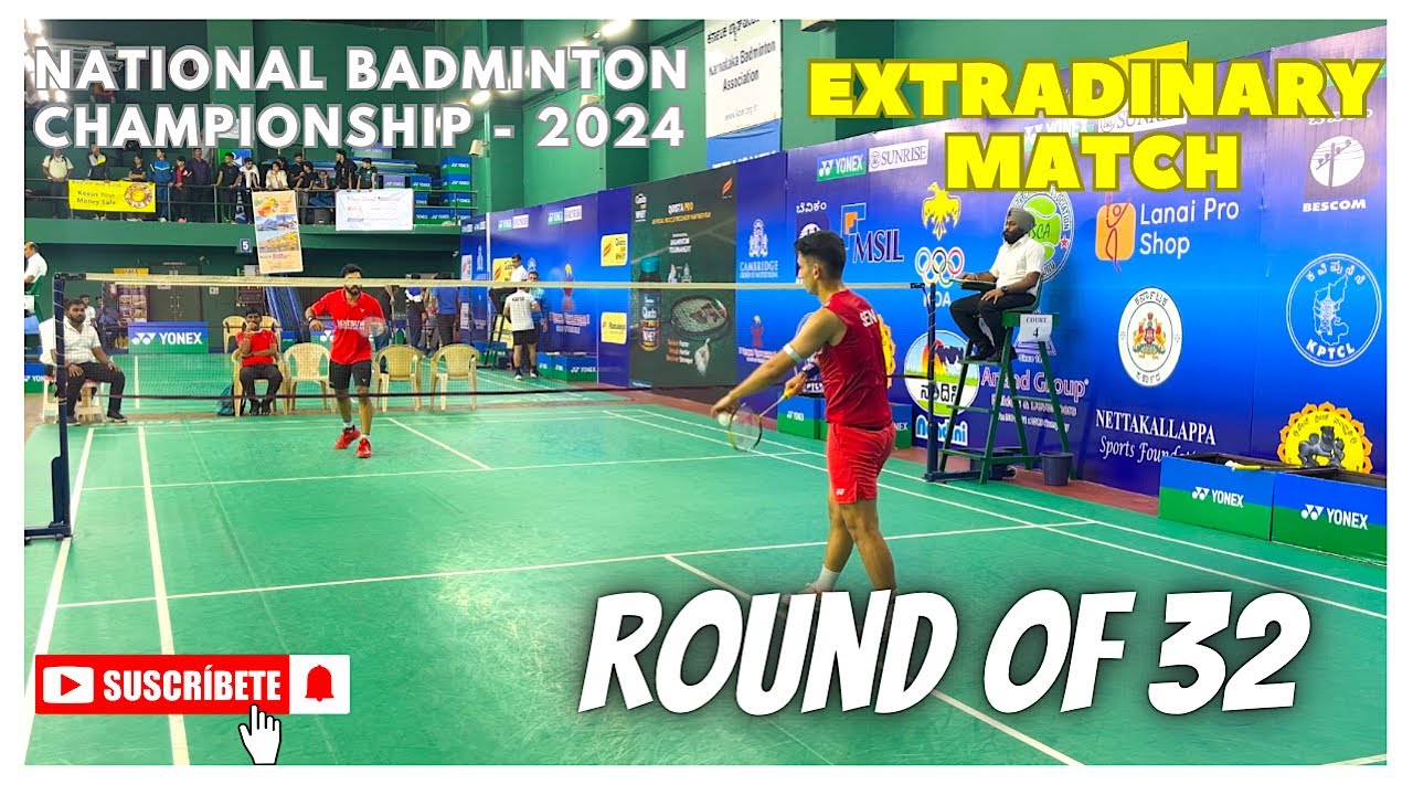 RITHVIK SANJEEV vs CHIRAG SEN || MS32 - National Badminton Championship 2024 || KBA BANGALORE