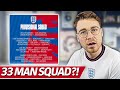 GENIUS FROM SOUTHGATE! | REACTING TO ENGLAND EURO SQUAD ANNOUNCEMENT