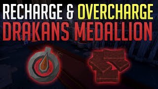 How to overcharge & recharge the drakans medallion Runescape 3 2019