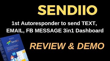 How To Send Bulk Emails, SMS and FB Messages with Sendiio Software