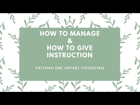How to Manage