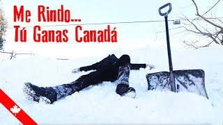 Me siento DERROTADO por la nieve... Canadá me hace Jaque Mate!