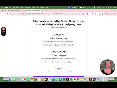 How to Create Wedding Dinner Menu Card With Canva | Design Dinner Wedding Templates | Plan In Love