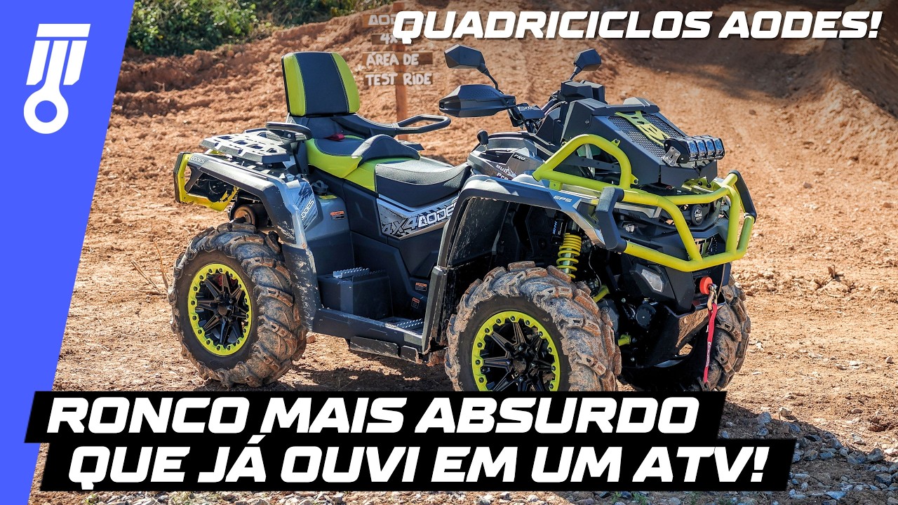 Lançamento AODES no Brasil nova marca de QUADRICICLOS!