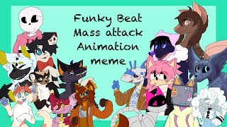 *ੈ✩ ☁☾ FUNKY BEAT | Artfight mass attack | Animation meme ☽☁ ✧༺