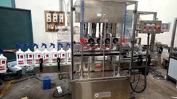 Handwash Trigger Cap Linear Screw Capping Machine