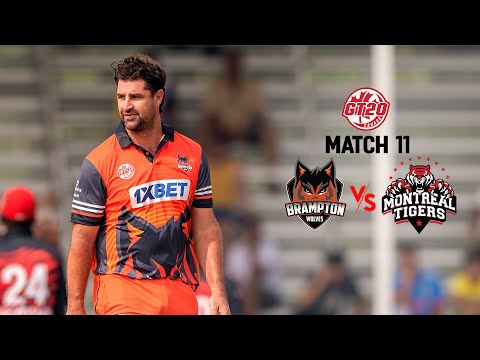 GT20 Canada Season 3 | Match - 11 Highlights | Brampton Wolves vs Montreal Tigers