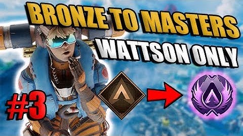 Solo Bronze to Masters Wattson Only Ep: 3 | Apex Legends