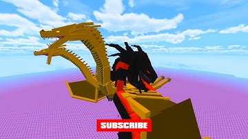 Ghidorah Vs Muto Prime in Minecraft  #shorts #trending #status #whatsappstatus #gaming