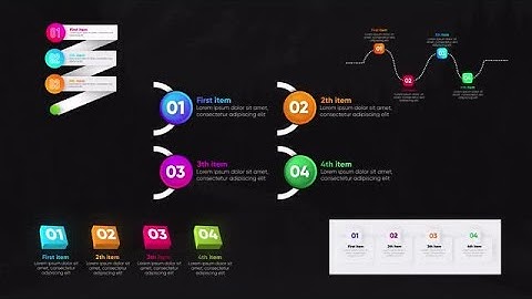 Infographic Animated Lists V5 After Effects Templates