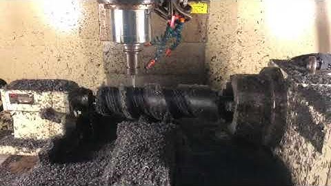 [3DMASTER] Phay cnc 4 trục quả lô xoắn nhựa POM,