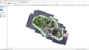 Draw polygon on raster with and without coordinates