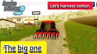 😱। Cotton farming । farming simulator 23 । gameplay