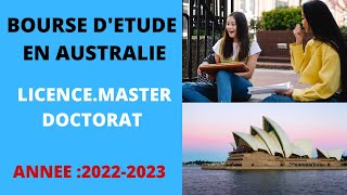 Bourse detude complete en Australie II Licence. Mater. Doctorat II Les conditions de candidature.