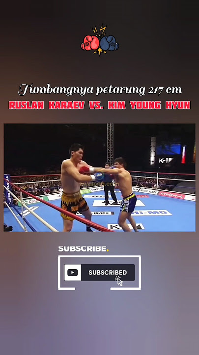 Moment Ruslan Karaev menumbangkan petarung 217 cm hanya 15 detik