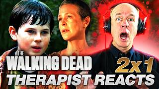 The Walking Dead S2 Ep 1 | First Time Watching | Therapist REACTS