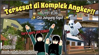 CIYUT VLOG #7 [ KOMPLEK ANGKER DI SSS! TERSESAT GARA' JUKYUNG ] Cici Family| Sakura School Simulator